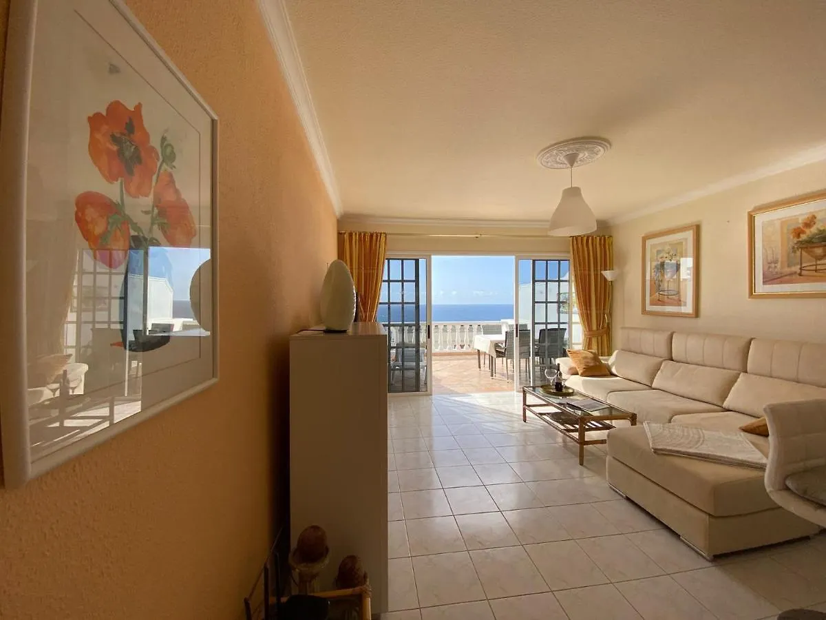 Ocean Pearl: Luxury Beachside Villa with Sea View in Los Gigantes Acantilado de los Gigantes Apartment
